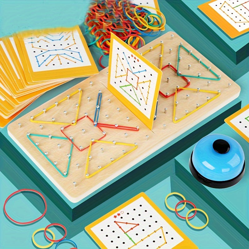 Wooden Family Strategy Nail Game Fun