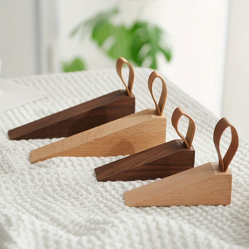 Solid Wood Door StopperCreative Mobile StopperAntiCollision Door StopperScandinavian Wood StopperWood AntiCollision Stopper