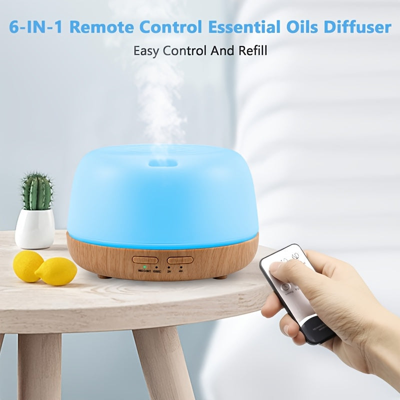 Aromatherapy Diffuser LampSeven Color HumidifierRemote Control DiffuserAromatherapy 7 ColorHumidifier Remote Control