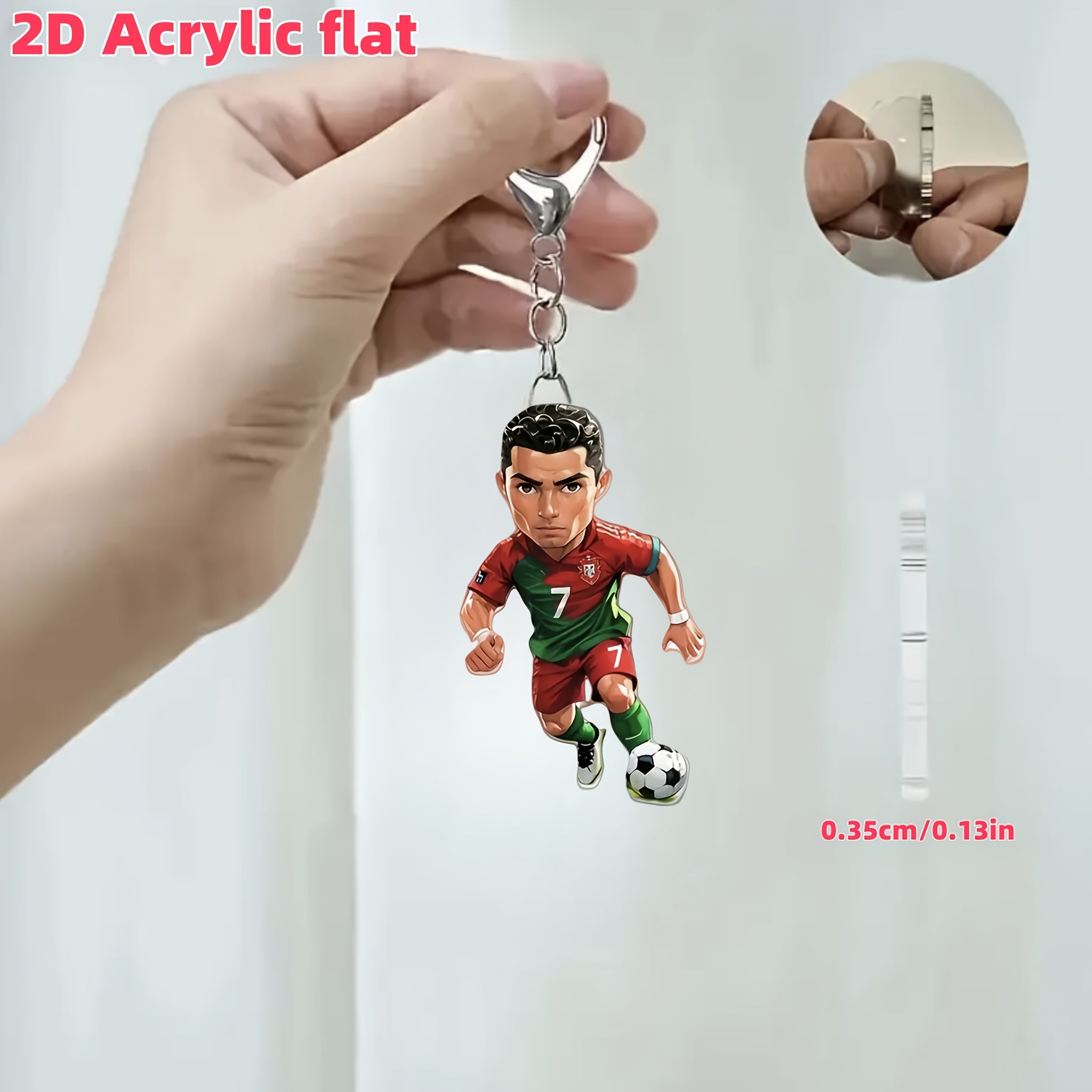 Soccer Player Keychain