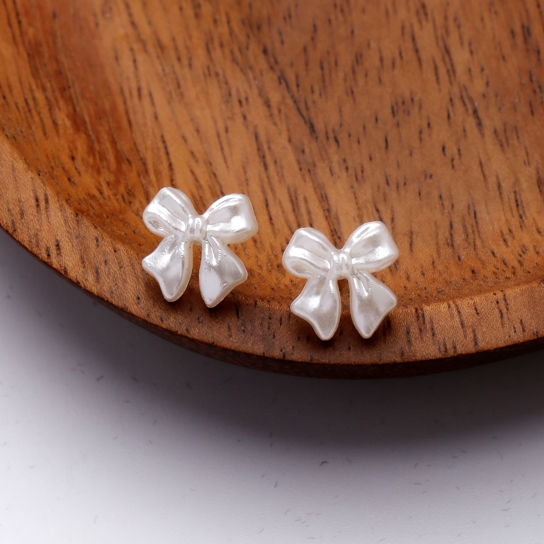 Pearl Bow Earrings