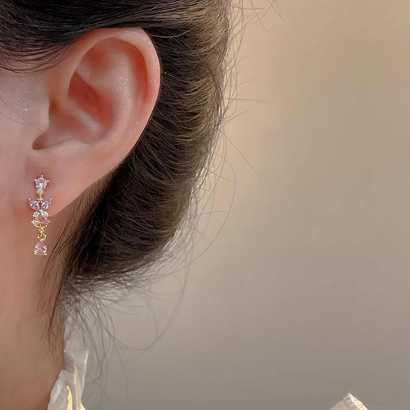 Chic Rhinestone Dangle