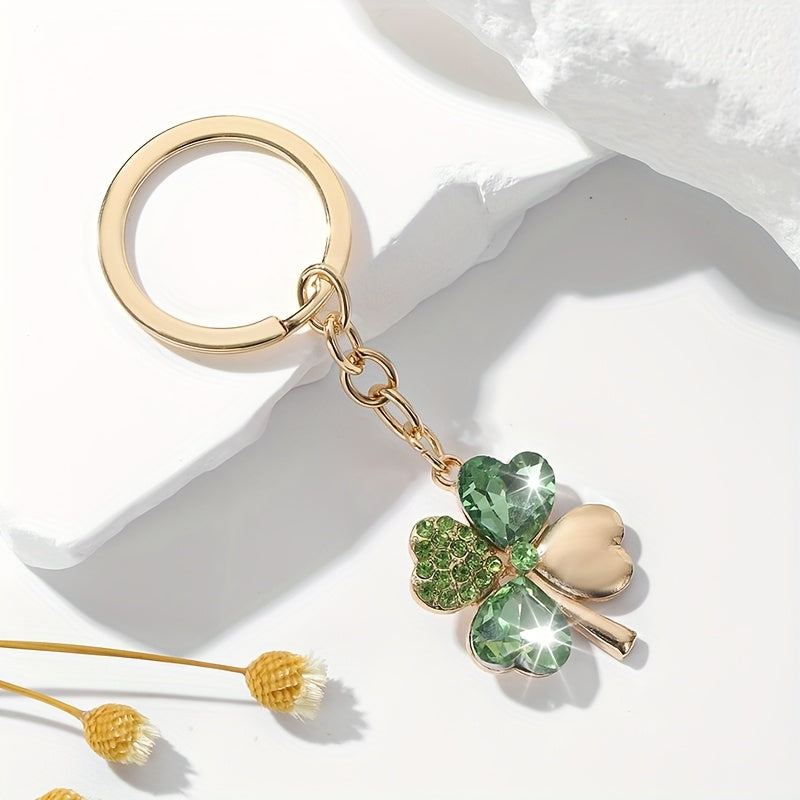 Golden Clover Keychain