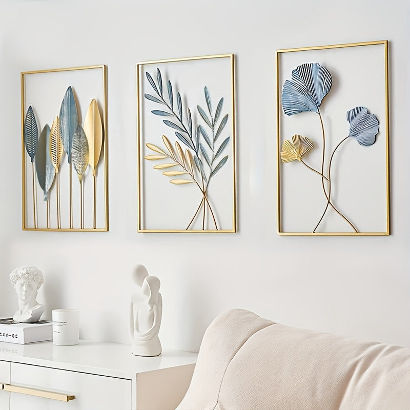 ZYLIWOO Golden Blue Art